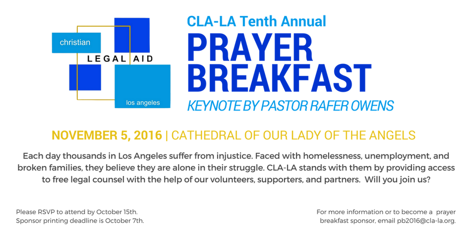 CLA-LA Tenth Annual Prayer Breakfast